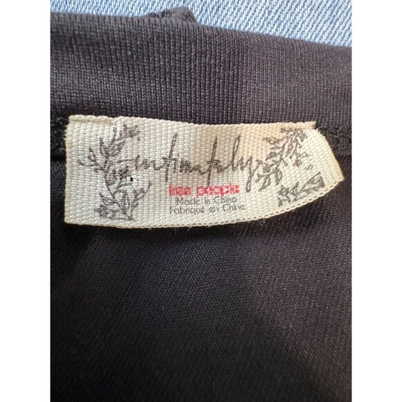 Free People Intimately Halter Neck Bodysuit Black Keyhole Thong Cut Size Small S - Picture 7 of 9